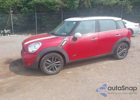 2014 Mini Countryman Cooper S z USA, uszkodzony, nr VIN WMWZC5C53EWP35317